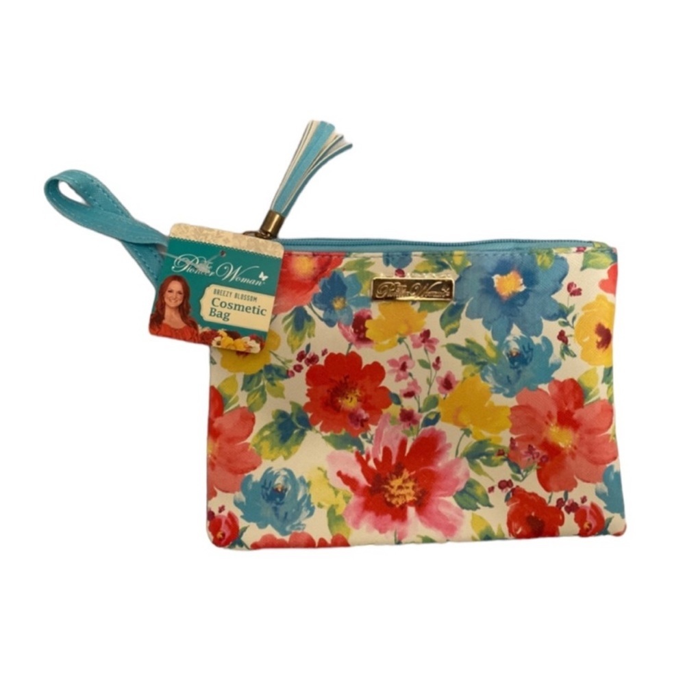 The‎ Pioneer Woman Breezy Blossom Cosmetic Bag 9”x6”